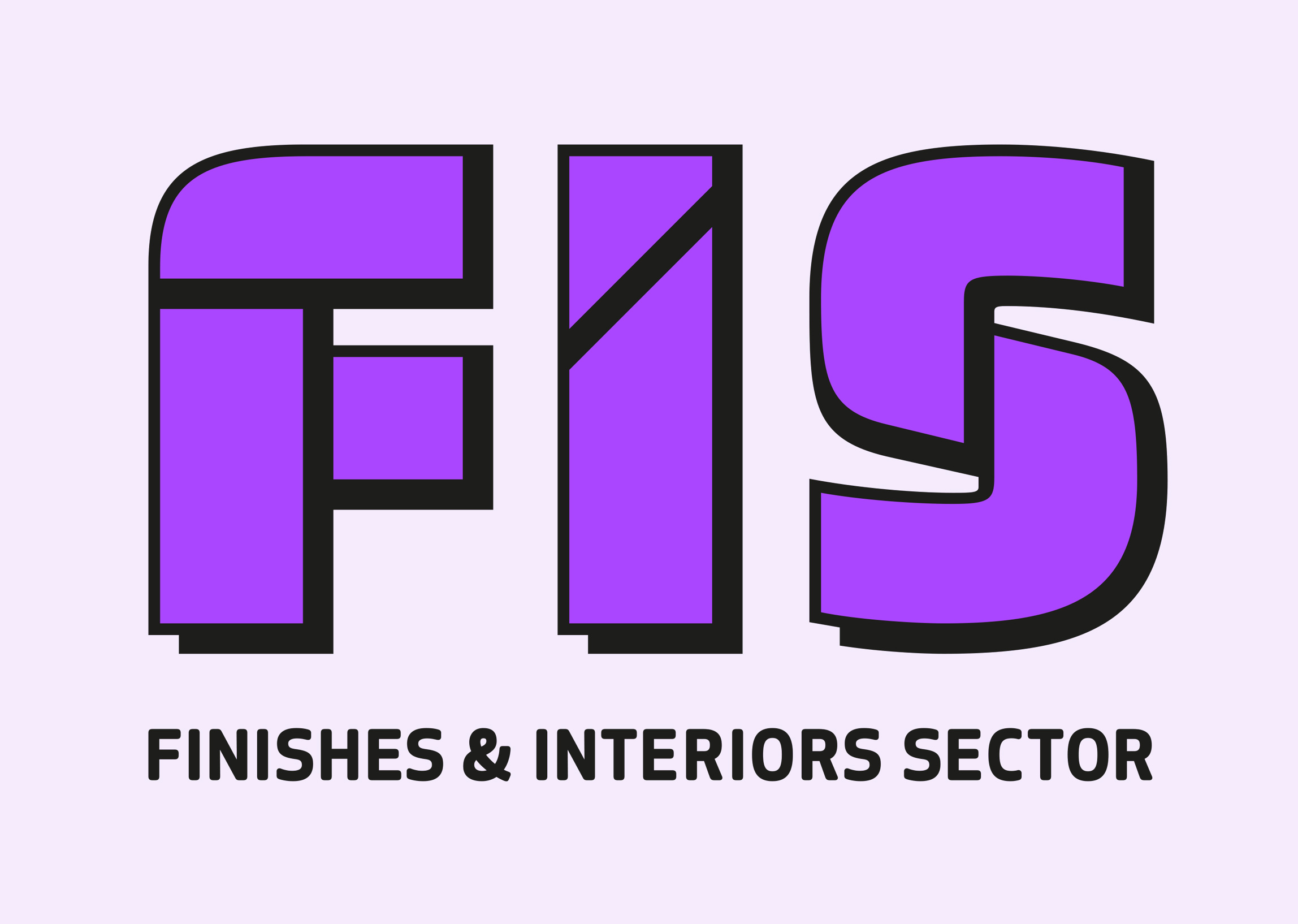 FIS finishes and interiors sector rebrand logo
