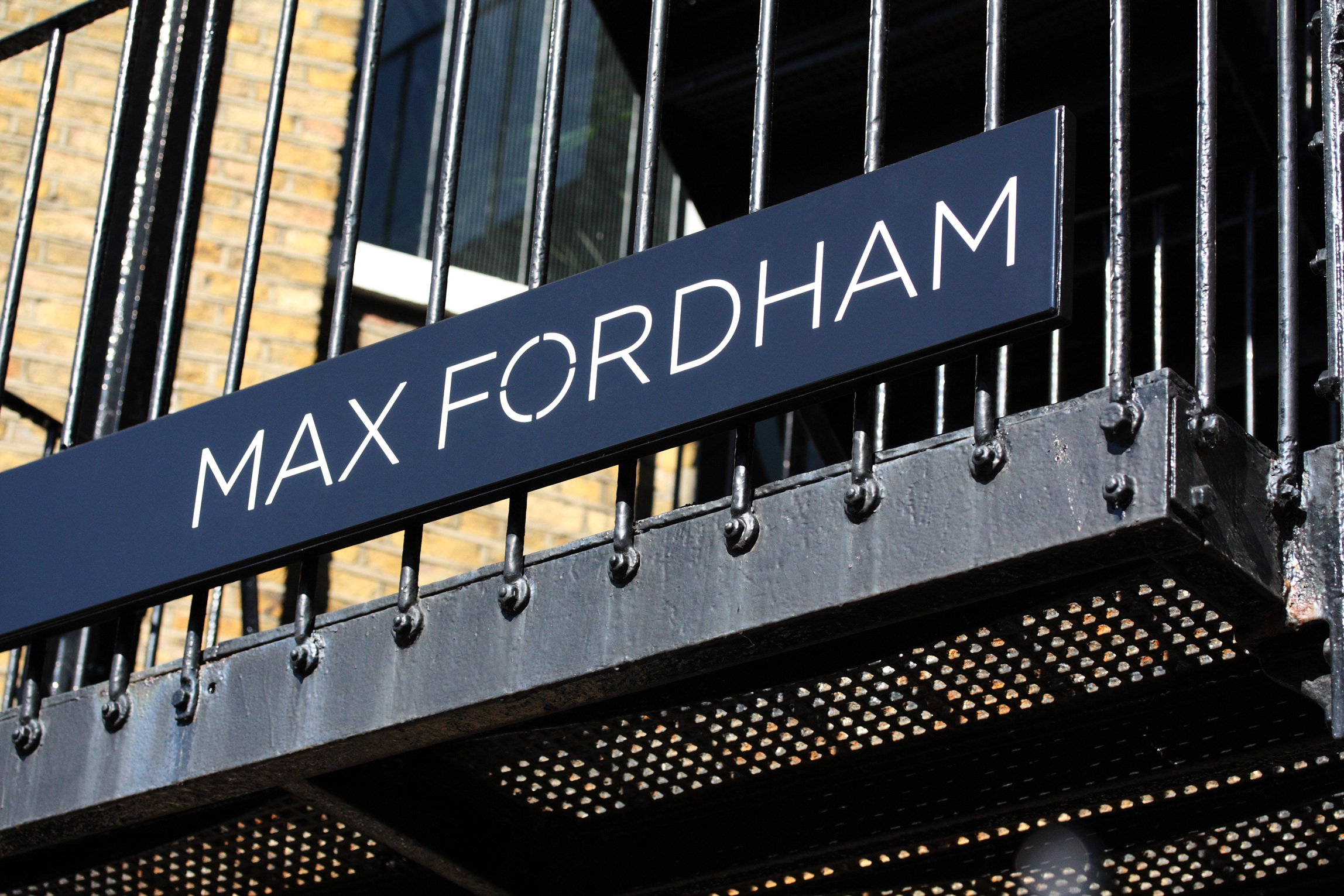Max Fordham rebrand beautiful engineering marketing external signage