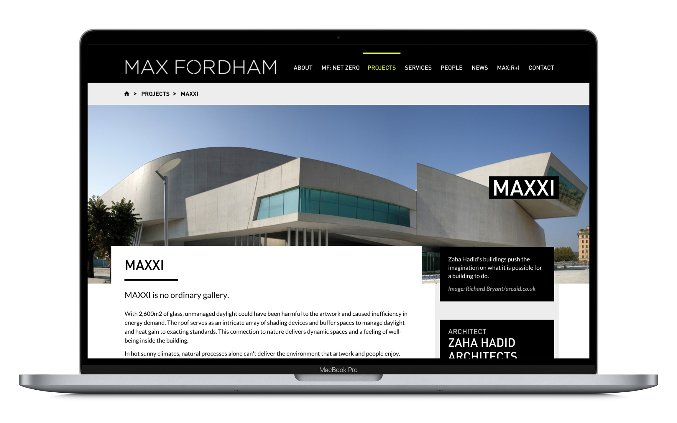 Max Fordham rebrand beautiful engineering marketing website