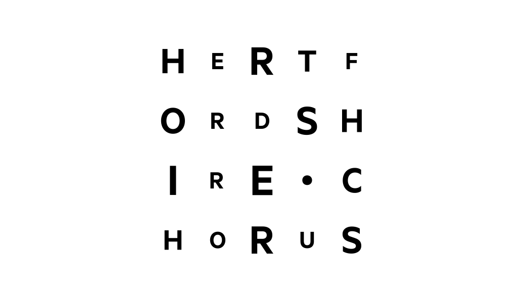 hertfordshire herts chorus logo david temple