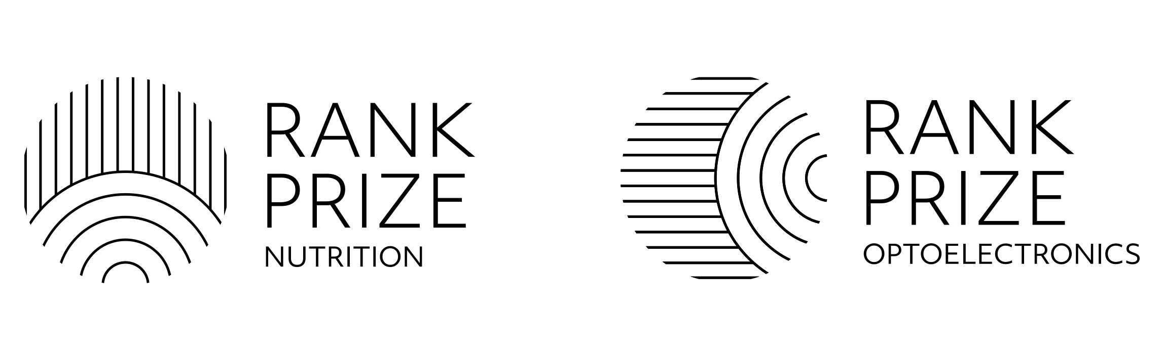 rank prize nutrition optoelectronics logos charity rebrand logos together