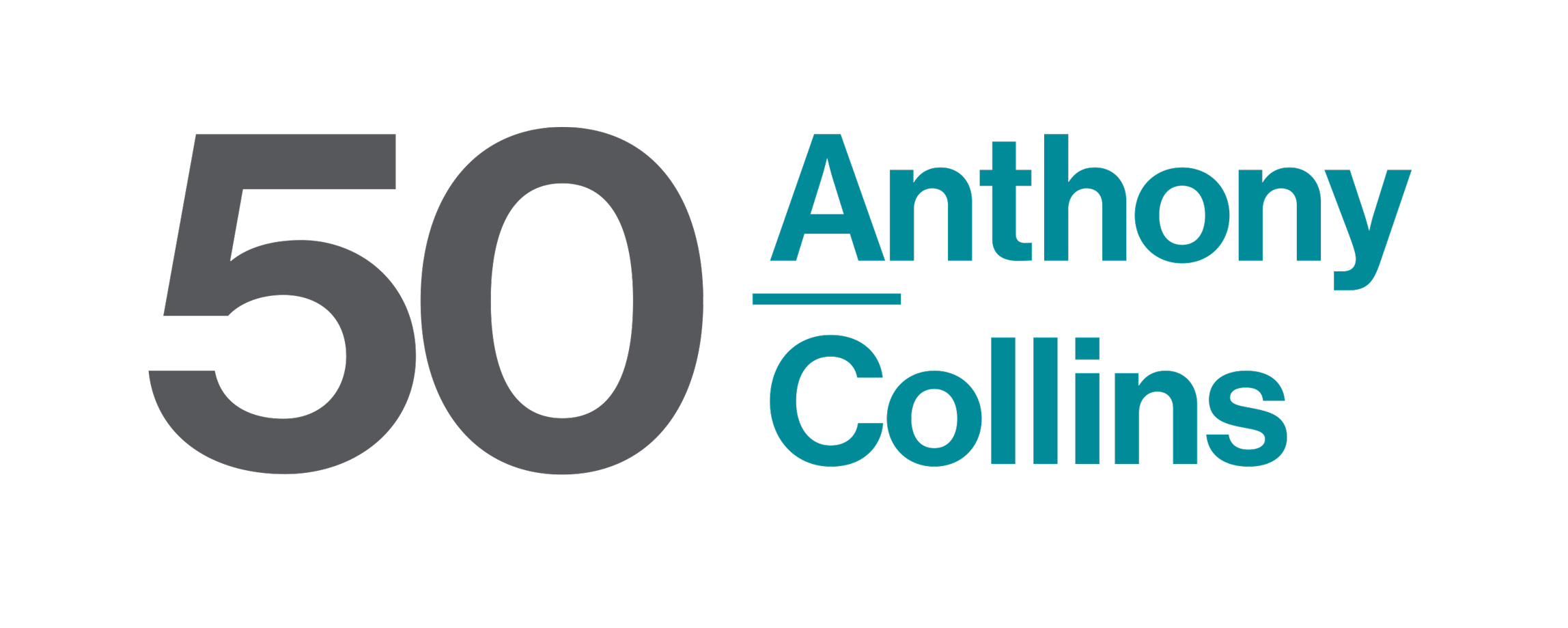 Anthony Collins Solicitors new logo 50th anniversary
