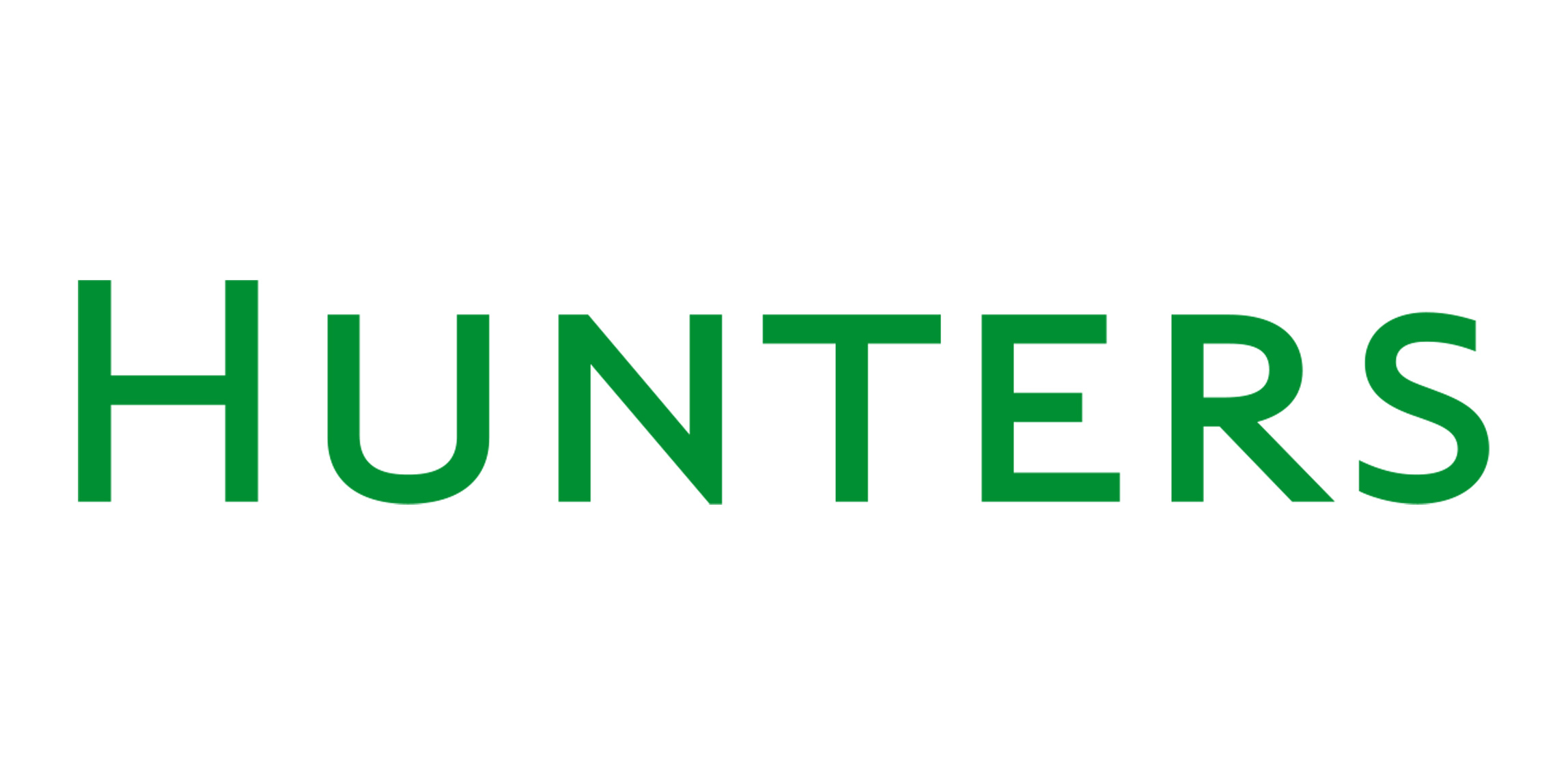 Hunters law logo in green